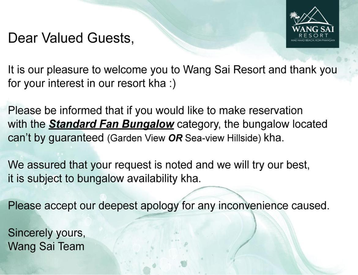 Wang Sai Resort - Sha Plus Mae Haad Habitación foto